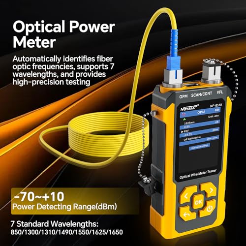 NOYAFA NF-8518 Network Cable Tester, Optical Power Meter & VFL