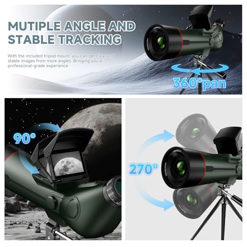 Smart Telescope,Refractor Auto-Focus Portable Digital Electronic Telescopes