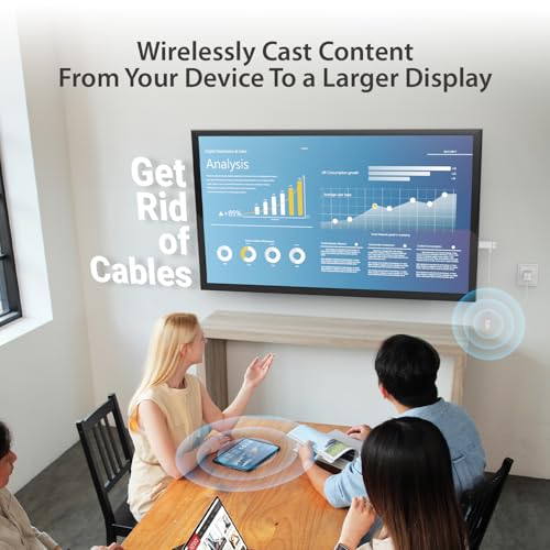 j5create ScreenCast 4K Max Wireless Display Adapter with Enhanced Antenna