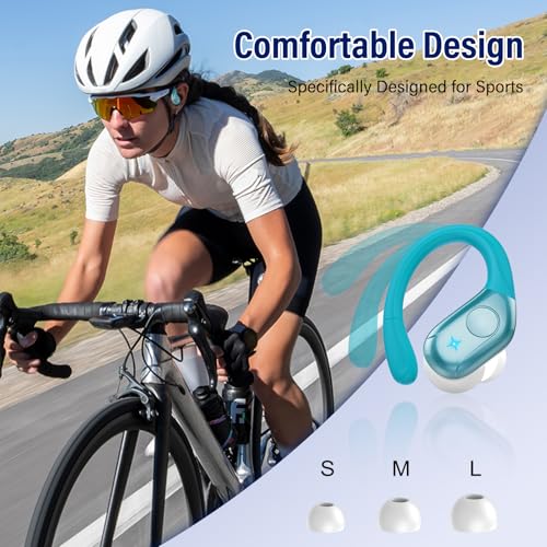 Wireless Headphones Sports, 75Hrs Bluetooth 5.4 Earbuds, Bass Hi-Fi Stereo