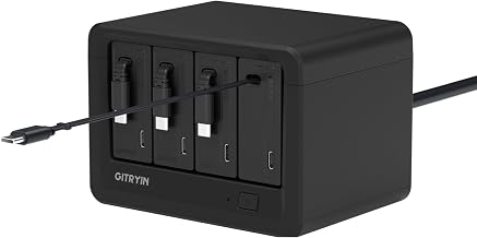 Gitryin 12-in-1 Desktop Charging Station, 260W USB Retractable GaN Charger - Image 1