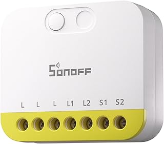 SONOFF MINI Duo-L Zigbee Smart Switch – No Neutral Wire, Zigbee 3.0, Dual Channel, 16A Total, Compatible with Alexa, Google Home, Smart Timer & Automation, Compact Size, 1-Pack