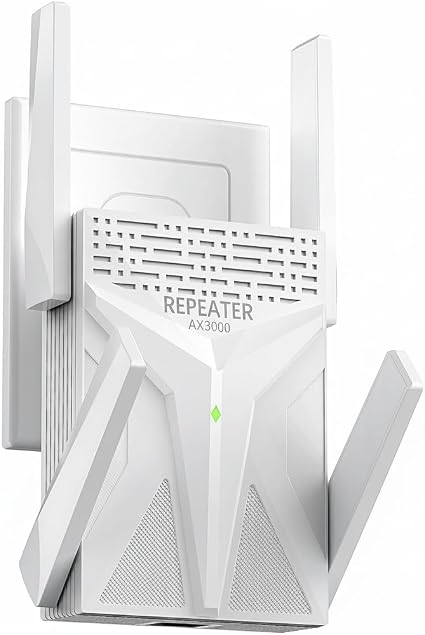 AX3000 WiFi Extender, WiFi Extender Signal Booster for Home Garage Office