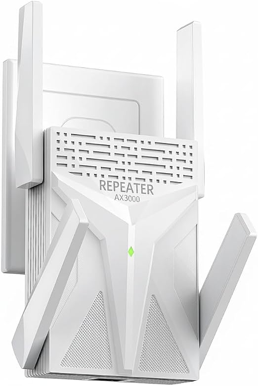 AX3000 WiFi Extender, WiFi Extender Signal Booster for Home Garage Office