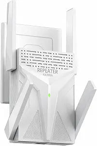 AX3000 WiFi Extender, WiFi Extender Signal Booster for Home Garage Office