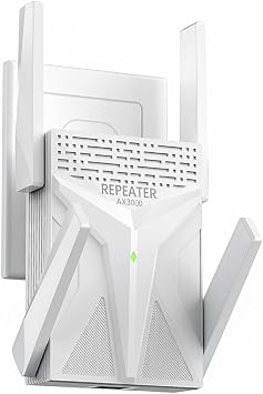 AX3000 WiFi Extender, WiFi Extender Signal Booster for Home Garage Office