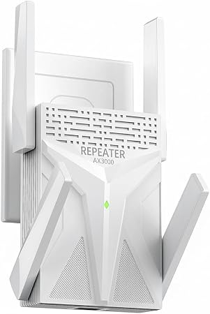AX3000 WiFi Extender, WiFi Extender Signal Booster for Home Garage Office