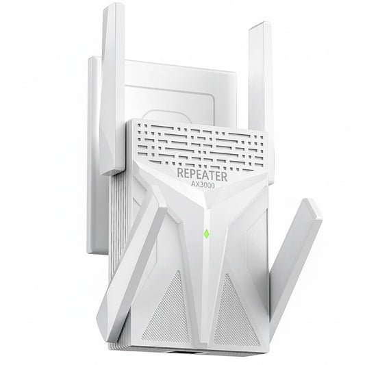 AX3000 WiFi Extender, WiFi Extender Signal Booster for Home Garage Office