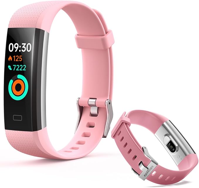 Fitness Tracker with Heart Rate Monitor/Step Counter/Calories, Activity Tracker Smart Watch Slim Smart Bracelet Sleep Monitor, IP68 Waterproof, Pedometer Health Tracker for Man Women