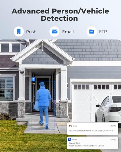 REOLINK 5MP PoE Security Camera RLC-510A, 100ft IR N | Smart Home - Image 5