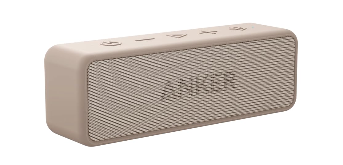 Anker soundcore 2 Portable Bluetooth Speaker, 24-Hour Playtime, IPX7