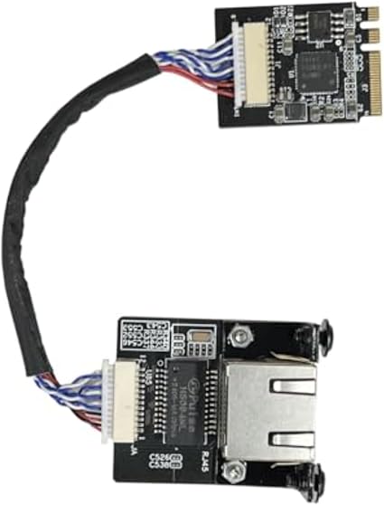 Intel i226-V Gigabit 2.5G Ethernet Server NIC Card - 30CM M.2 A+E Key Interface for Enhanced Network Speeds,Support youyeetoo X1 X86 SBC