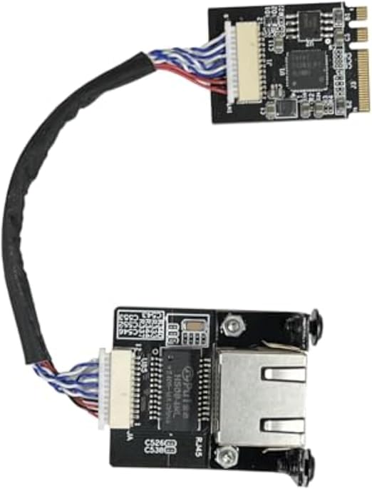 Intel i226-V Gigabit 2.5G Ethernet Server NIC Card - 30CM M.2 A+E Key Interface for Enhanced Network Speeds,Support youyeetoo X1 X86 SBC