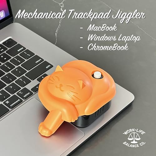 Trackpad Mouse Jiggler Device, Silent, Cordless Undetectable Mouse Mover