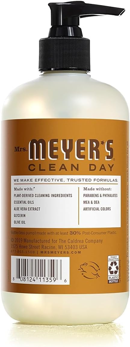 Mrs. MEYER'S CLEAN DAY Variety, 2 Liquid Hand Soap 12.5 OZ, 1 Liquid Dish Soap, 16 FL OZ (Acorn Spice)