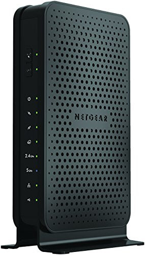 Netgear C3700-100NAS N600 (8x4) WiFi DOCSIS 3.0 Cable Modem Router (C3700) Certified for Xfinity from Comcast, Spectrum, Cox, Spectrum & More