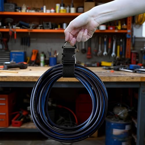8 Pack Extension Cord Holder Organizer, Garage Electrical Cord Organization