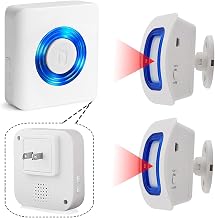 Wireless Indoor Motion Sensor Alarm, Bed Alarm and Fall Prevention for Elderly / Dementia Patients /Kids (2 Motion Detector +1 Receiver) - Image 1