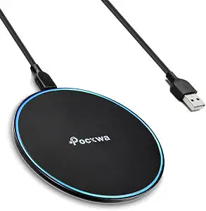 Pocxwa Wireless Charger for Samsung iPhone LG, Fast Wireless Charging Pad