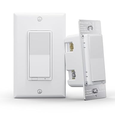 EVA LOGIK Smart WiFi Dimmer Light Switch, Single Pole & 3-Way