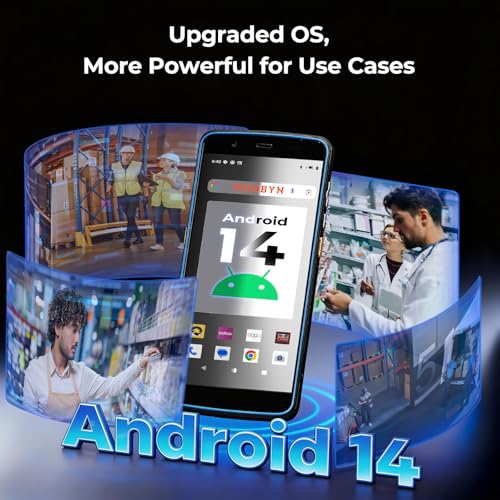 MUNBYN Barcode Scanner, Android 14, NFC, IP67 for Warehouse Inventory