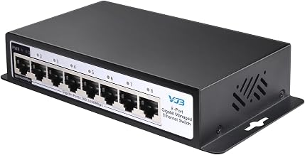 8 Port Gigabit Managed Ethernet Switch 1000Mbps - Image 1