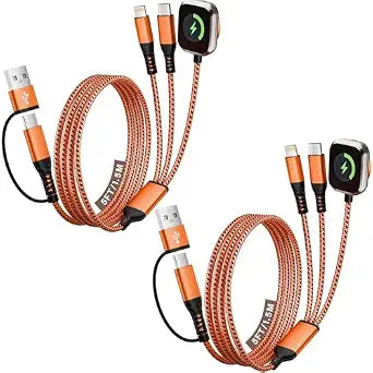 Multi Travel Charger Cord for iWatch, Travel Chargers for Multiple Devices