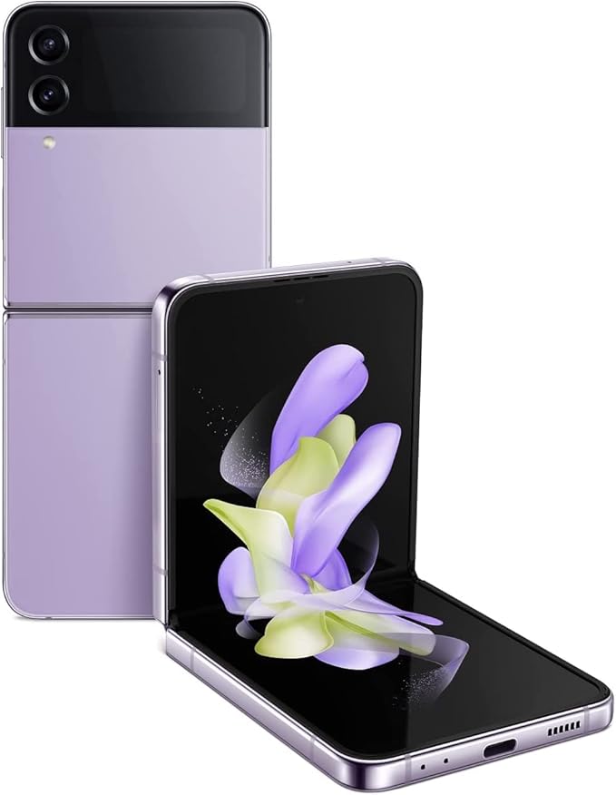 Samsung Galaxy Z Flip 4 5G, US Version, 256GB, Bora Purple - AT&T (Renewed)