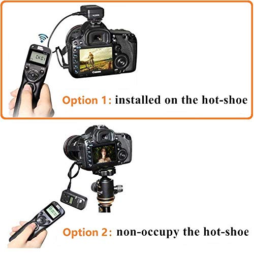 Pixel TW283-N3 Wireless Remote Shutter Intervalometer Compatible with Canon