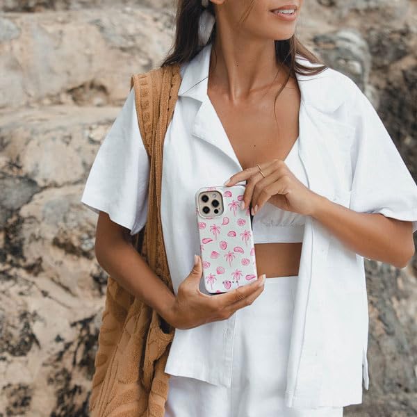 BURGA Phone Case for iPhone 15 - Cute, Trendy, Aesthetic, Pattern Phone Cover, Hard Shell Protection - fits Apple iPhone 15 Case for Women and Men