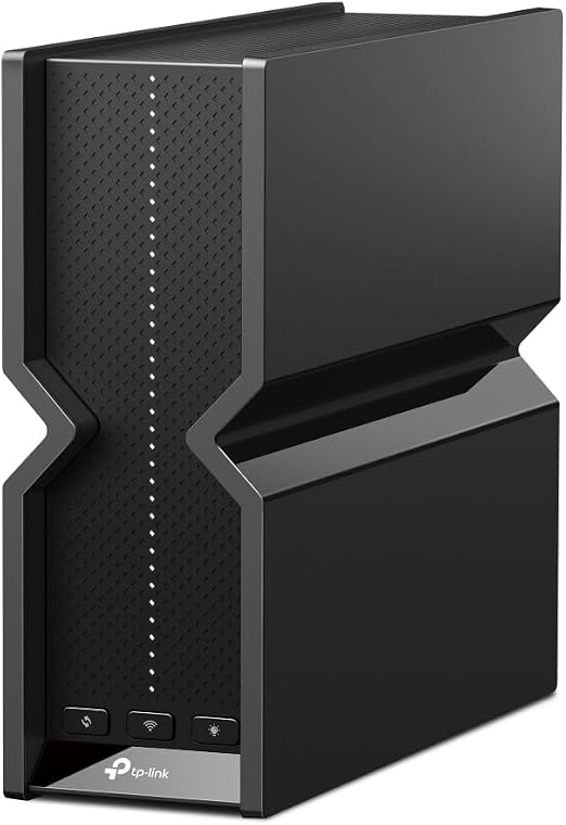 TP-Link - Archer BE11000 Tri-Band Wi-Fi 7 Router - Black (Renewed)