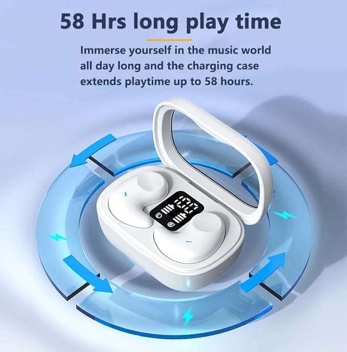 Bluetooth Earbuds,Wireless Sleep Ear Buds,Invisible Noise Cancelling Headphones,Bluetooth 5.4 Sleeping Headset for Side Sleepers Small Ears Canal,Discreet in-Ear Tiny Earphones,for Samsung/Android