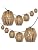 JONATHAN Y Samara 10 Ft 10-Light Metal Lantern String Lights, Brown