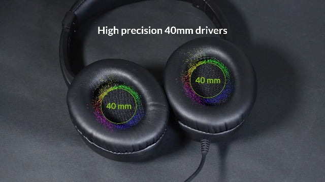 Avantree HF039 Wired Long Coiled Cord Headphones for TV and PC