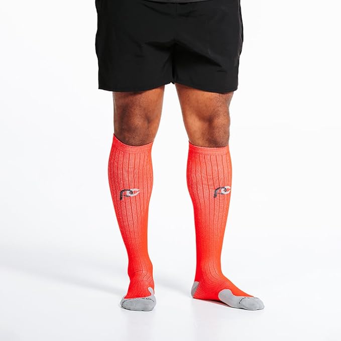 PRO Compression Running Marathon Socks - Calf-Length Travel and Sports Compression Socks for Foot and Ankle Support, Unisex