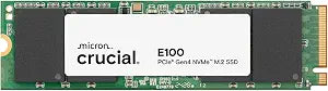 Crucial E100 2TB M.2 NVMe PCIe Gen4 Internal SSD, Up to 5,000MB/s, Laptop & Desktop Compatible - CT2000E100SSD8