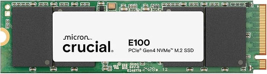 Crucial E100 2TB M.2 NVMe PCIe Gen4 Internal SSD, Up to 5,000MB/s, Laptop & Desktop Compatible - CT2000E100SSD8 - Image 1