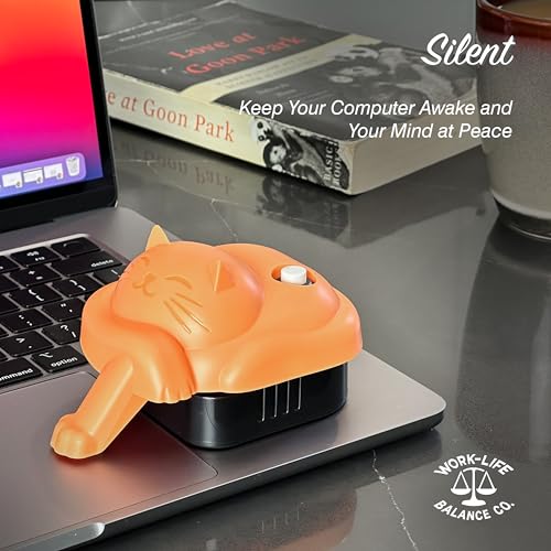 Trackpad Mouse Jiggler Device, Silent, Cordless Undetectable Mouse Mover