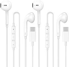 2 Pack [Apple MFi Certified] USB C Headphones Wired for iPhone 18 17 16 15 - Image 1