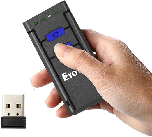 Eyoyo 3-in-1 Portable Mini 1D Inventory Bluetooth Barcode Scanner Wireless