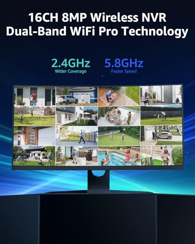 ANNKE 16CH Wireless Security Camera System 2TB, 4Pcs | Smart Home - Image 3