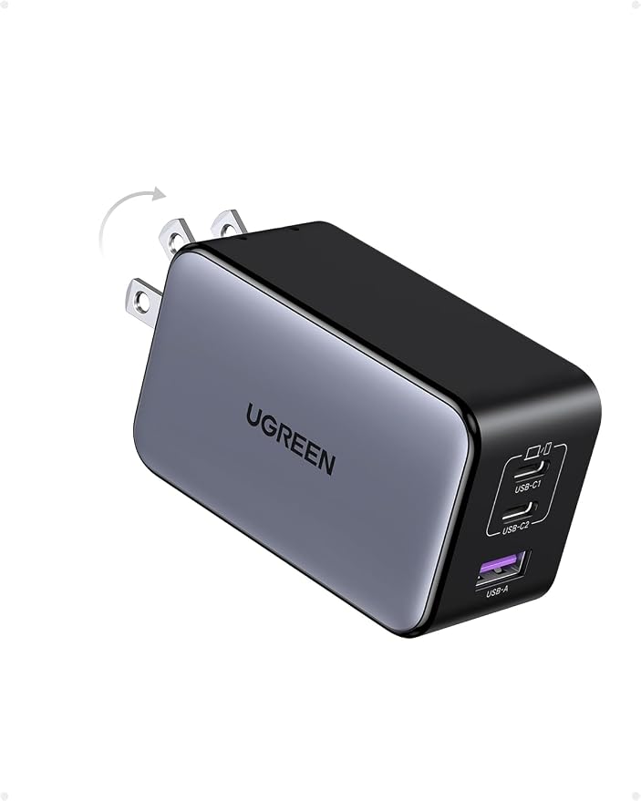 UGREEN Nexode X 100W GaN USB C Charger, 3-Port Foldable Wall Charger - Image 8