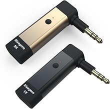 Bluetooth 6.0 Transmitter and Receiver Set, Aluminum Wireless Audio Adapter with Qualcomm aptX HD & Low Latency & Dual Link, 3.5mm AUX Jack for Airplane, TV, Car, Gym, Airpods, Headphones - Image 1