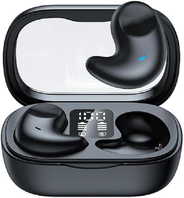Bluetooth Earbuds,Wireless Sleep Ear Buds,Invisible Noise Cancelling Headphones,Bluetooth 5.4 Sleeping Headset for Side Sleepers Small Ears Canal,Discreet in-Ear Tiny Earphones,for Samsung/Android