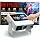 Smart Projector with WiFi and Bluetooth, 4K Supported Native 1080P Portable Outdoor Projector, Dual-Screen Sync Built-in Touchscreen Home Theater Gaming Projector for Bedroom Backyard Movie Night