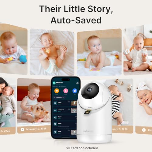 Jartoo 2K Security Indoor Camera & Mount, Work as Ba | Smart Home - Image 7
