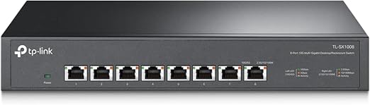 TP-Link TL-SX1008, 8 Port 10G/Multi-Gig Unmanaged Ethernet Switch