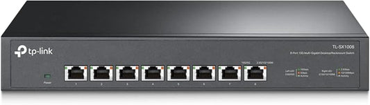 TP-Link TL-SX1008, 8 Port 10G/Multi-Gig Unmanaged Ethernet Switch - Image 1