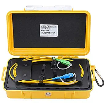 Fiber Optic Test Tool SC/UPC-SC/APC SM（9/125） OTDR Launch Cable Box Extension Cord OTDR Dead Zone Eliminator