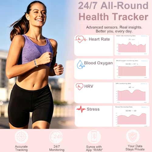 Smart Bracelet for Women,Activity& Fitness Trackers,IP68 Waterproof